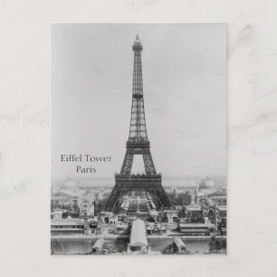 Eiffel Tower Paris Postcard Postkarte