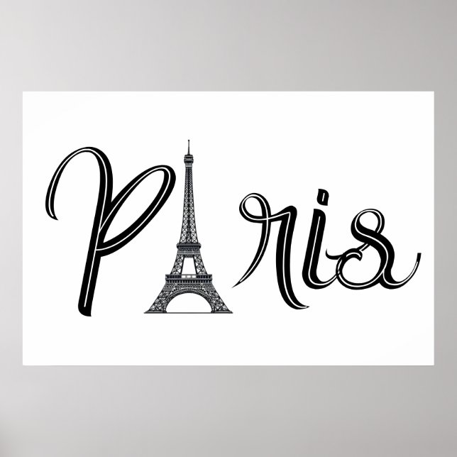 EIFFEL TOWER PARIS POSTER (Vorne)