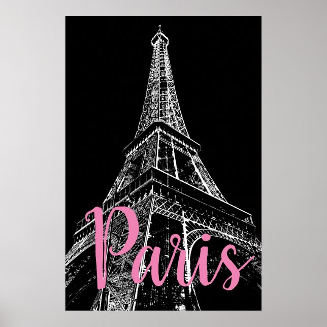 Eiffel Tower Paris Poster (Vorne)
