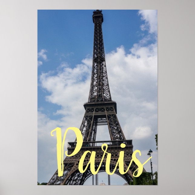 Eiffel Tower Paris Poster (Vorne)
