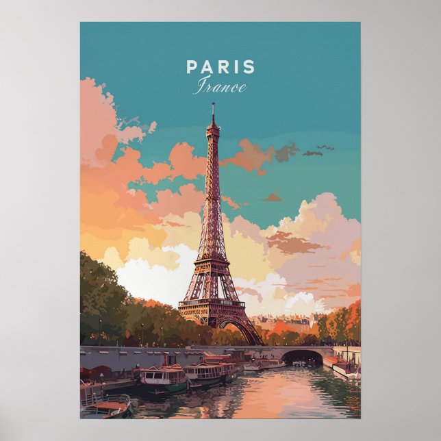 Eiffel Tower, Paris Poster (Vorne)