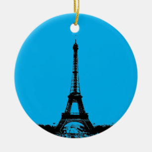 Eiffel Tower Paris Travel Keramik Ornament