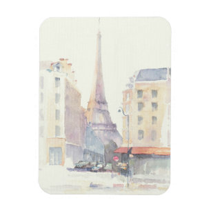 Eiffel Tower   Paris Watercolor Magnet