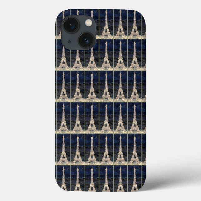 Eiffel Tower Pattern Case-Mate iPhone Hülle (Rückseite)