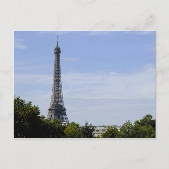 Eiffel Tower Postcard Postkarte (Vorderseite)