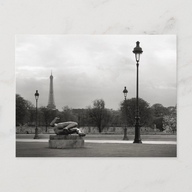 Eiffel Tower Postcard Postkarte (Vorderseite)