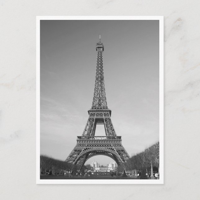 Eiffel Tower Postcard Postkarte (Vorderseite)