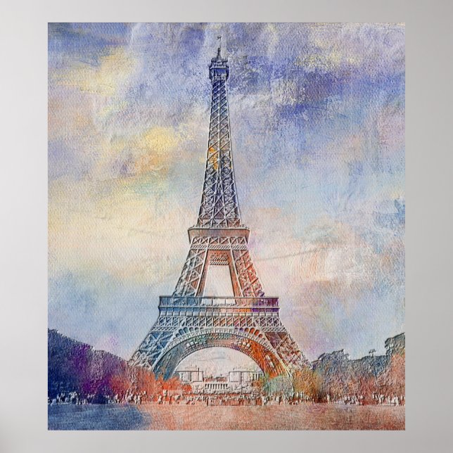 Eiffel Tower Poster (Vorne)