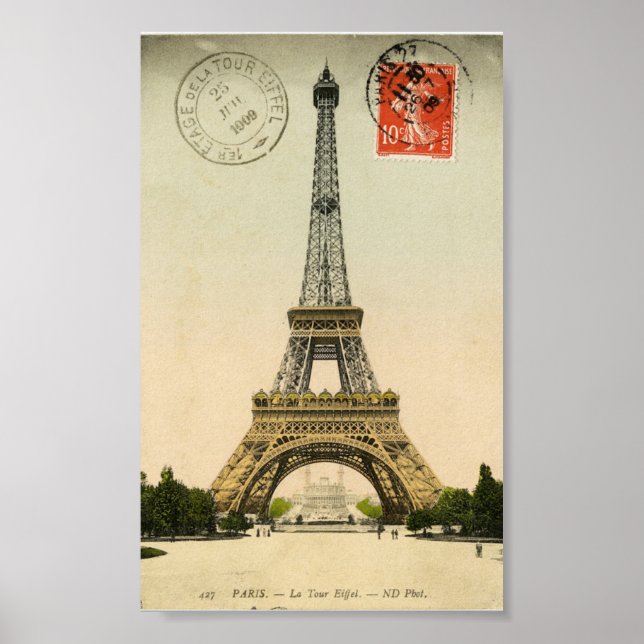 Eiffel Tower Poster (Vorne)