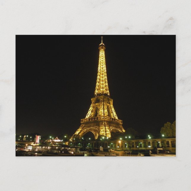 Eiffel Tower Postkarte (Vorderseite)