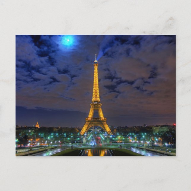 Eiffel Tower Postkarte (Vorderseite)