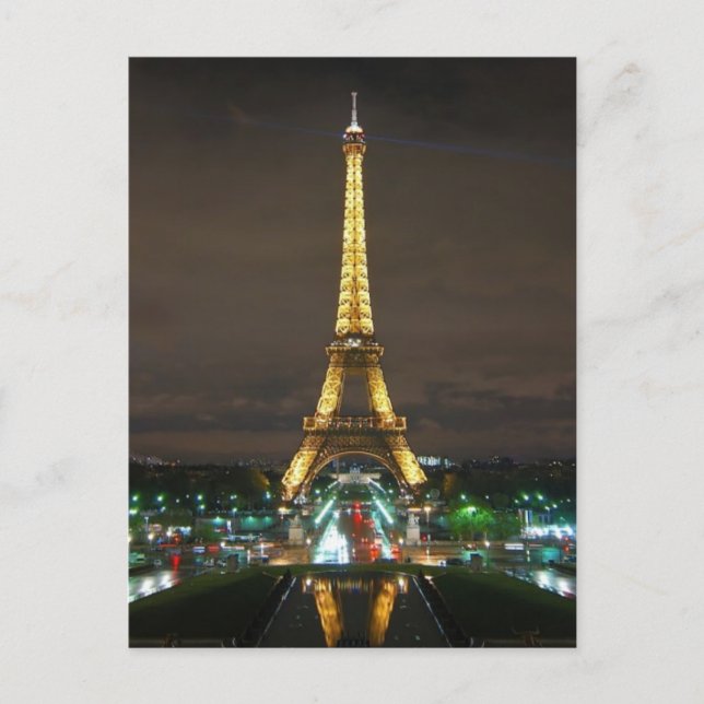 Eiffel Tower Postkarte (Vorderseite)