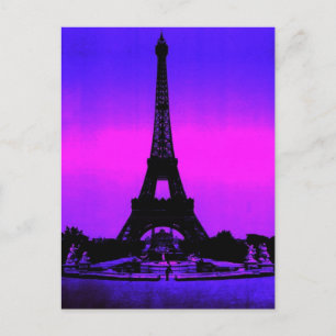 Eiffel Tower Postkarte