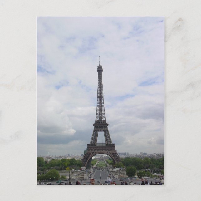 Eiffel Tower Postkarte (Vorderseite)