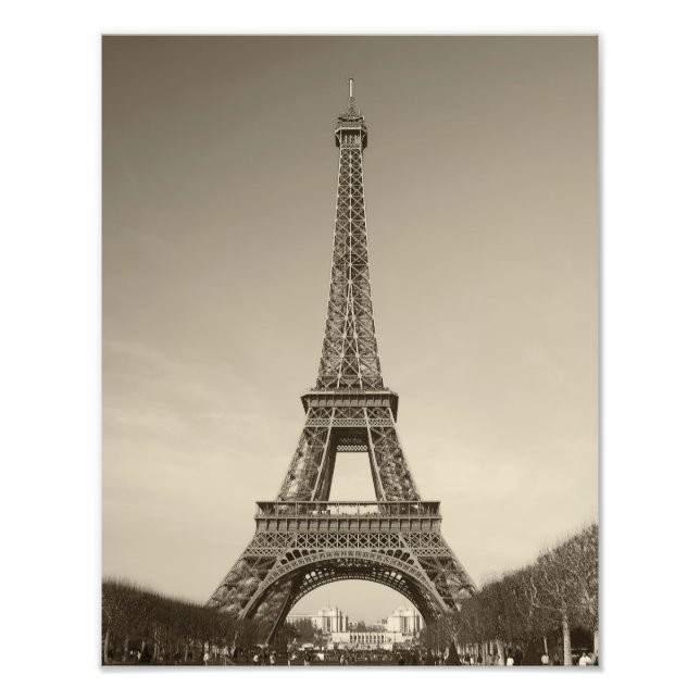 Eiffel Tower Print Fotodruck (Vorne)