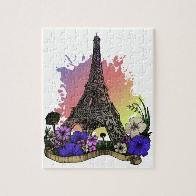 Eiffel Tower Puzzle (Vertikal)