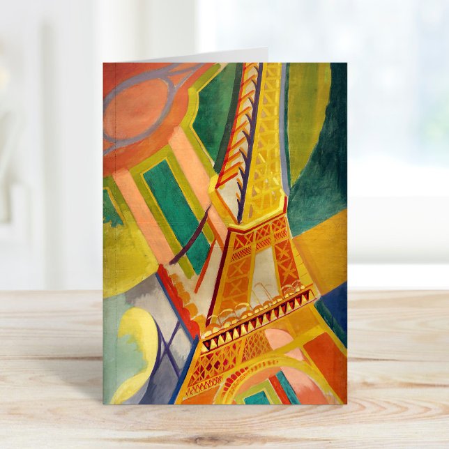 Eiffel Tower | Robert Delaunay Karte (Von Creator hochgeladen)
