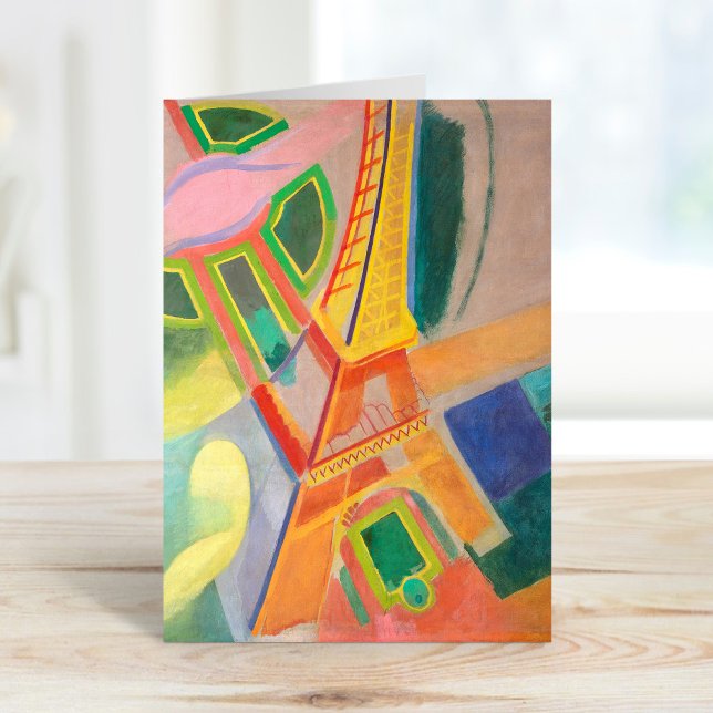 Eiffel Tower | Robert Delaunay Karte (Von Creator hochgeladen)