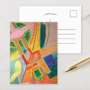 Eiffel Tower   Robert Delaunay Postkarte