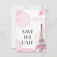 Eiffel Tower Rosa Paris Sweet 16