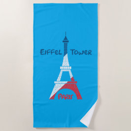 Eiffel Tower Strandtuch