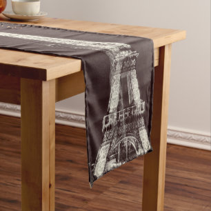 Eiffel Tower & Surreal Paris Art/Liebe Frankreich Kurzer Tischläufer