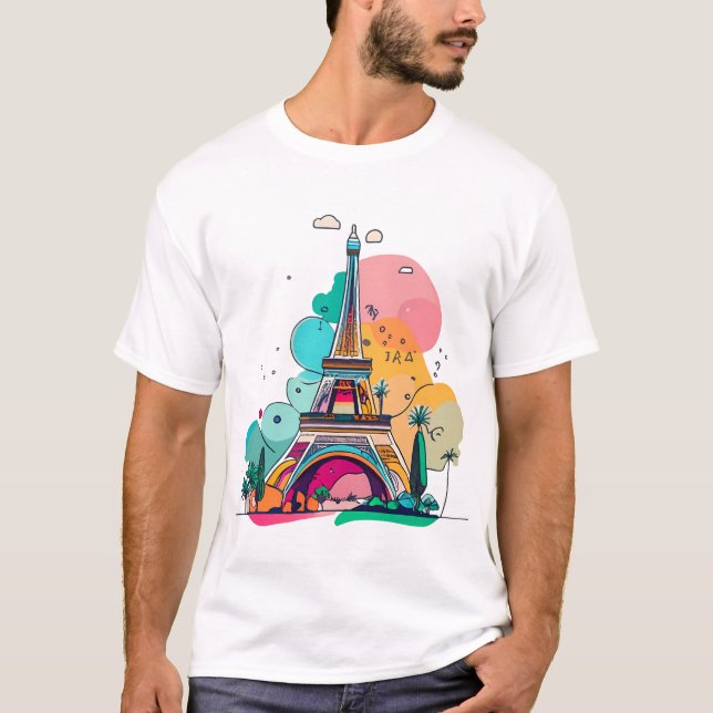 Eiffel Tower T-Shirt (Vorderseite)