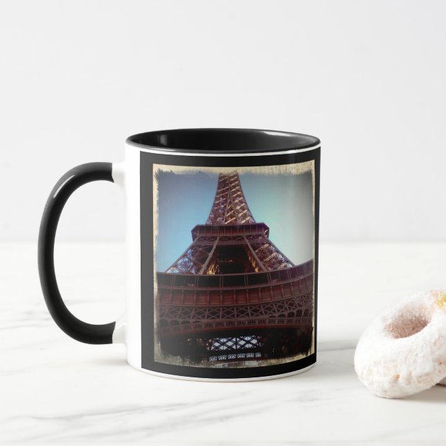 Eiffel Tower Tasse (Mit Donut)