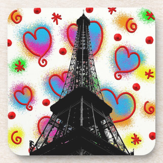 Eiffel Tower Untersetzer (Vorderseite)