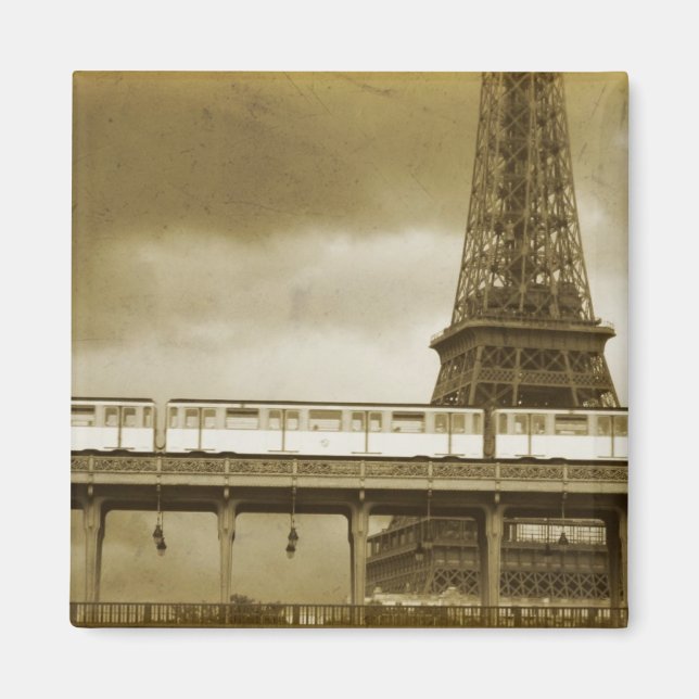 Eiffel Tower Vintag Magnet (Vorne)