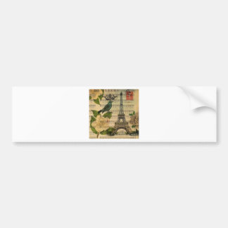 Eiffel Tower Vintage Paris Autoaufkleber