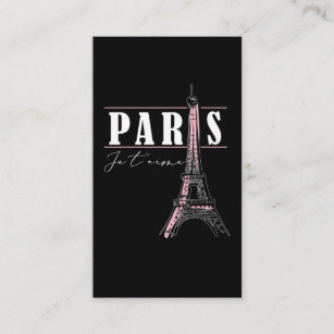 Eiffel Tower Women Liebe Paris Frankreich Visitenkarte