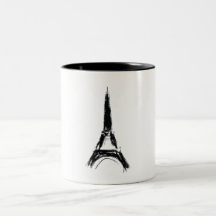 Eiffel Tower Zweifarbige Tasse