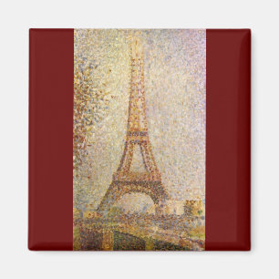 Eiffel-Turm durch Georges Seurat, Vintage feine Magnet