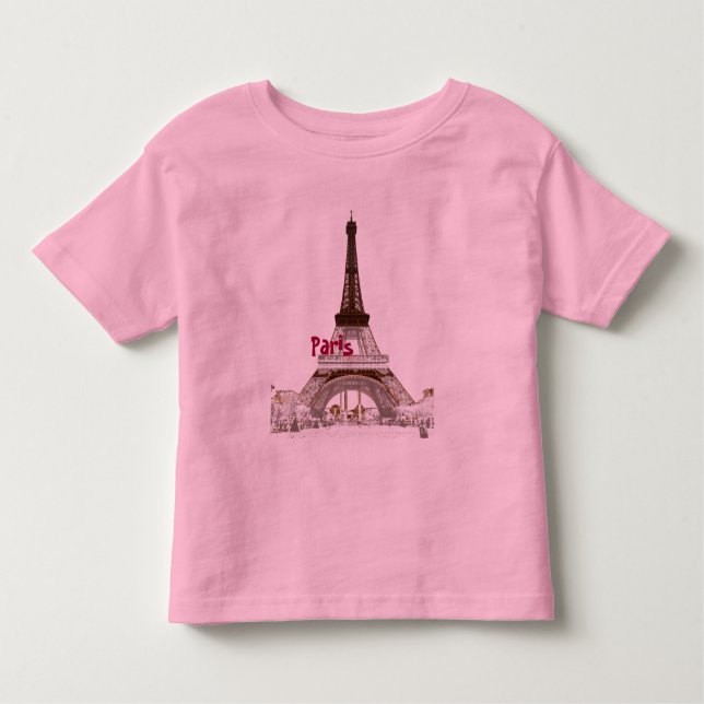 Eiffel Turm-Paris Kleinkind T-shirt (Vorderseite)