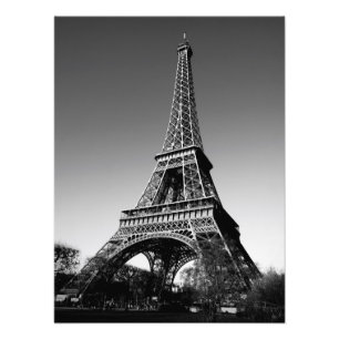 Eiffel-Turmschwarzweiss-Foto Fotodruck