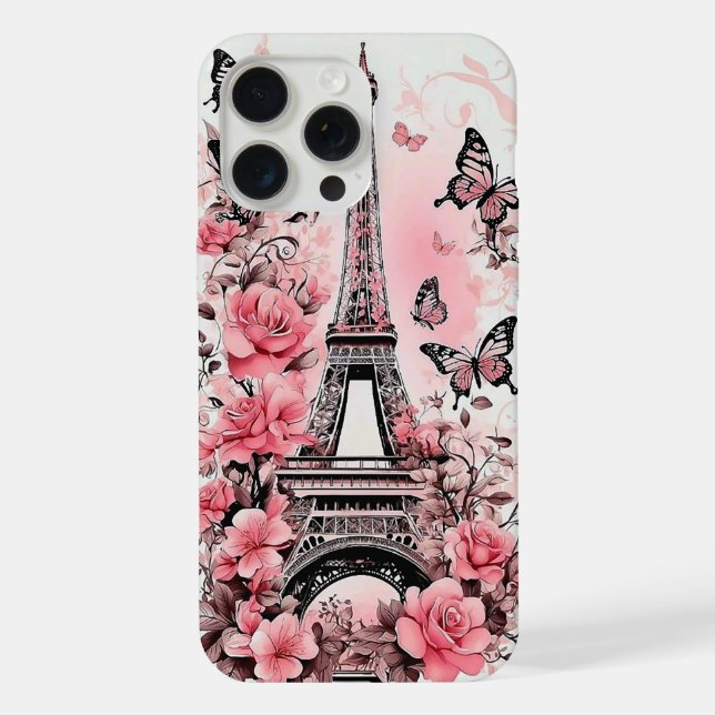 Eiffels Eleganz iPhone Hülle (Rückseite)