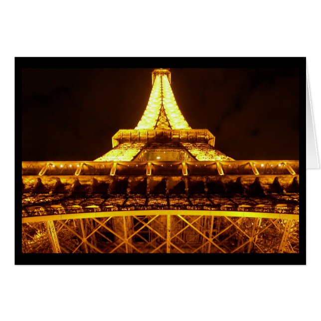 Eiffelturm bei Nacht (Leere) (Vorderseite (Horizontal))
