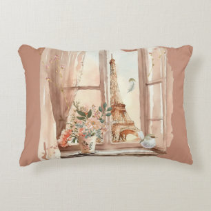 Eiffelturm bei Sonnenaufgang Dekokissen