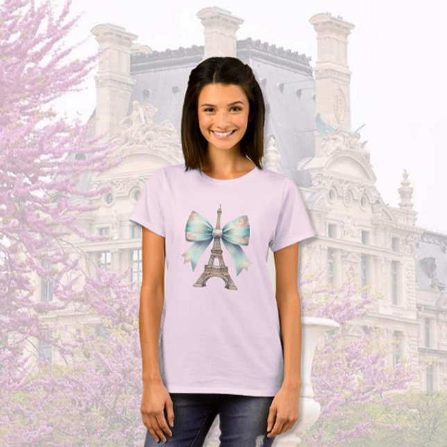 Eiffelturm & Bow T-Shirt (Von Creator hochgeladen)