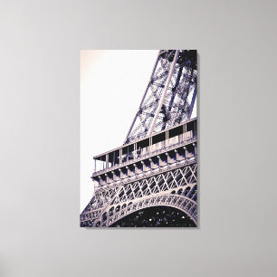 Eiffelturm Detail, Paris, Frankreich Leinwanddruck
