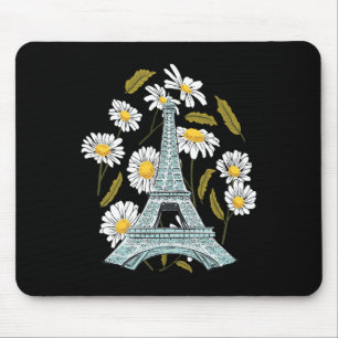 Eiffelturm Herbstliche Blume Paris fällt so in Fra Mousepad