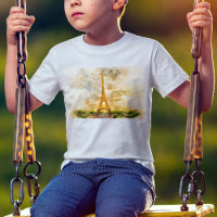 Eiffelturm in Paris bei Sonnenuntergang Nr. 1