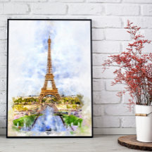 Eiffelturm in Paris bei Sonnenuntergang Nr. 2
