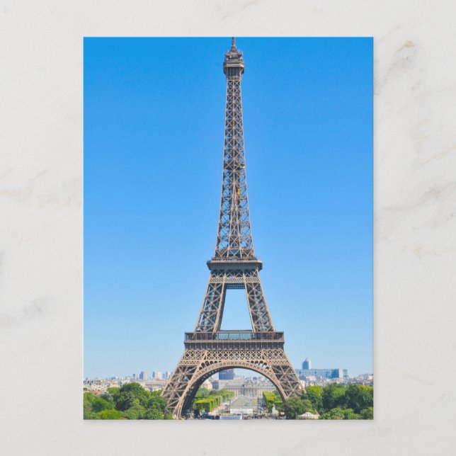 Eiffelturm in Paris, Frankreich Postkarte (Vorderseite)