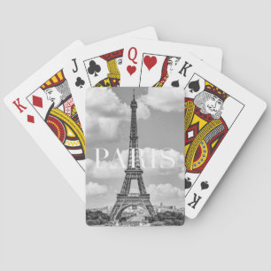 Eiffelturm in Paris, Frankreich Spielkarten