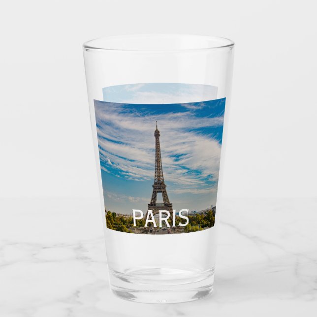Eiffelturm in Paris Glas (Vorderseite)