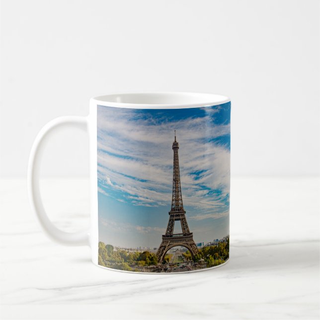 Eiffelturm in Paris Kaffeetasse (Links)