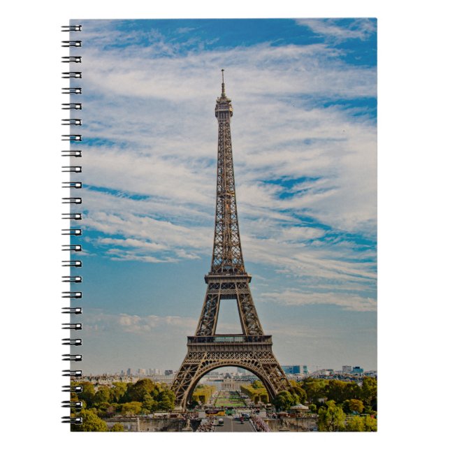 Eiffelturm in Paris Notizblock (Vorderseite)