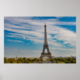 Eiffelturm in Paris Poster
